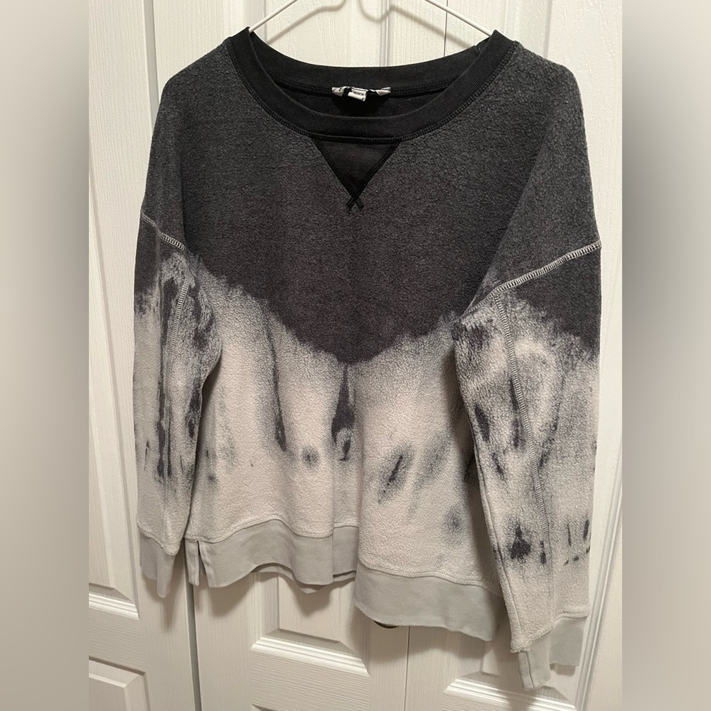 American Eagle Inside Out Tie Dye Sweatshirt - Picture 3 of 6